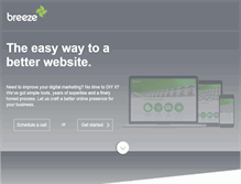 Tablet Screenshot of breezeweb.ca